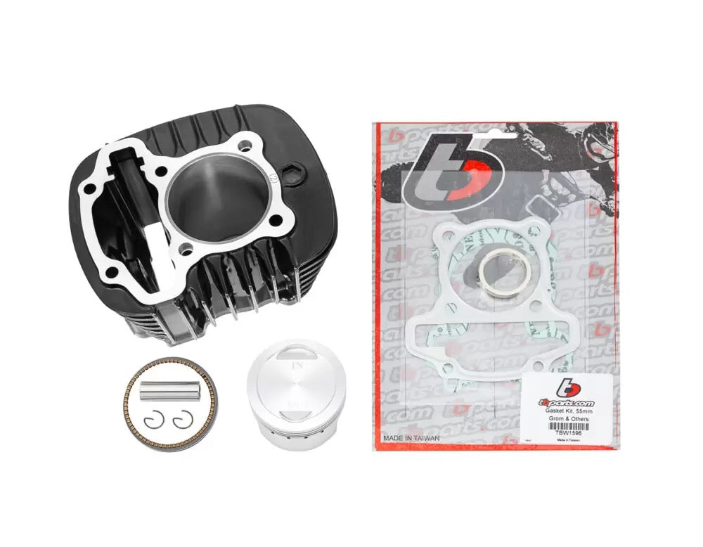 TB Parts 149cc Big Bore Kit, 55mm Forged Piston - 2022+ Grom/Monkey125